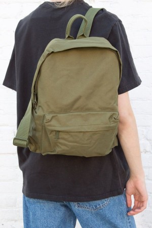 Batoh Brandy Melville BM Olivy Zelené | CZ NRPWU-5948