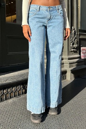 Džíny Brandy Melville Gracie Světle Blankyt | CZ BFRJI-2437