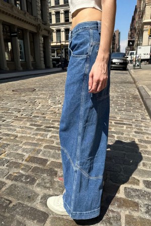 Džíny Brandy Melville Livie Blankyt | CZ TUBYM-0975