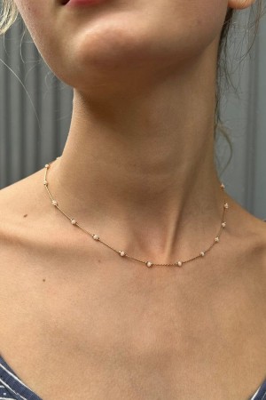 Náhrdelník Brandy Melville Bead Zlaté | CZ DTNYX-1730