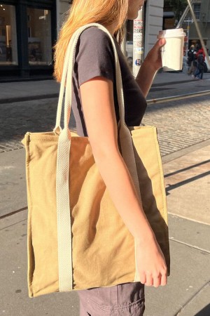 Přebalovací Tašky Brandy Melville BM Hnědé | CZ FRZNV-9250