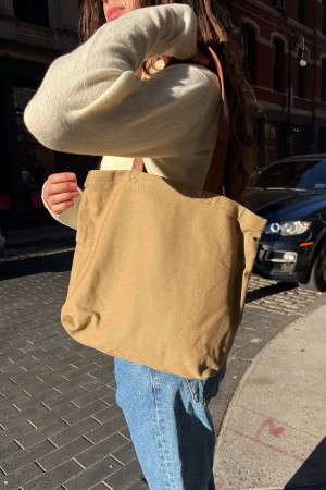 Přebalovací Tašky Brandy Melville BM Tmavě Hnědé | CZ WJREN-7641