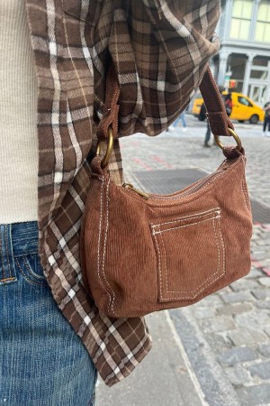 Peněženky Brandy Melville Pocket Hnědé | CZ GULTZ-4675