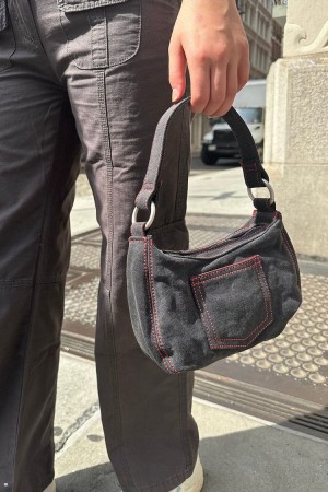 Peněženky Brandy Melville Pocket Šedé | CZ AMXOG-5381