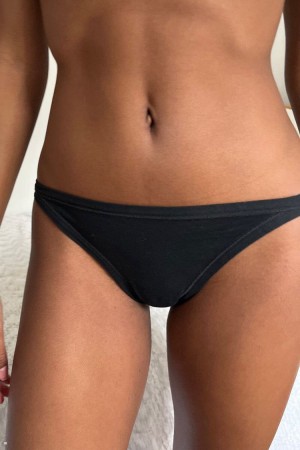 Spodní Prádlo Brandy Melville Basic Černé | CZ RZHCE-8603