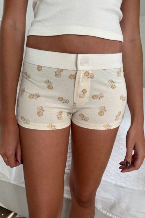 Spodní Prádlo Brandy Melville Boy Krátké Cherub Bílé | CZ DRQZT-8320