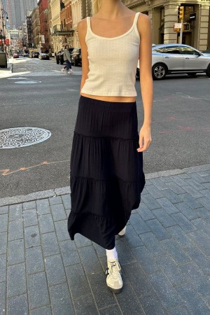 Sukně Brandy Melville Izzy Tmavě Blankyt | CZ JRUYI-7281