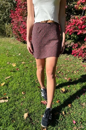 Sukně Brandy Melville Jackie Černé Růžové | CZ GRPUI-0594