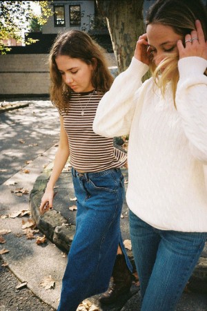 Sukně Brandy Melville Kenzie 90's Denim Blankyt | CZ TYHBC-1923