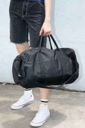 Tašky Brandy Melville Duffle Černé | CZ RNKPU-4378