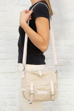 Tašky Brandy Melville Messenger Krém | CZ IKYRQ-7638
