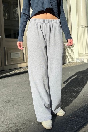 Teplákové Kalhoty Brandy Melville Anastasia Šedé | CZ WGLQV-2604