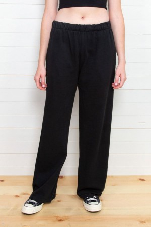 Teplákové Kalhoty Brandy Melville Anastasia Černé | CZ YXMJI-4932