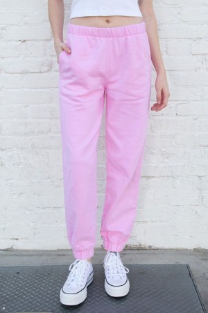 Teplákové Kalhoty Brandy Melville Rosa Růžové | CZ VIUPQ-3470