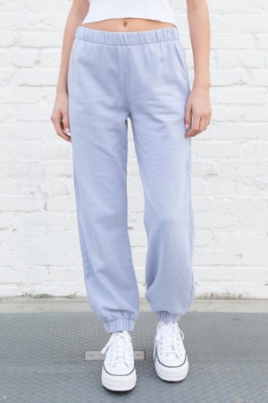 Teplákové Kalhoty Brandy Melville Rosa Světle Blankyt | CZ YCVGL-6528