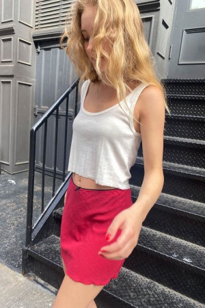 Tílko Brandy Melville Pauline Bílé | CZ BRDAI-6810