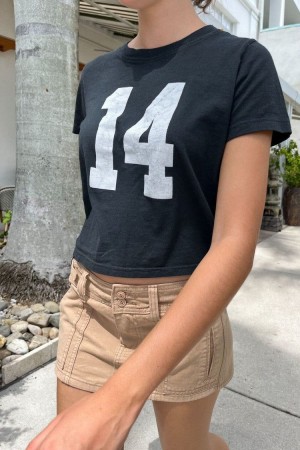 Topy Brandy Melville Chloe 14 Černé | CZ ECKFA-5634
