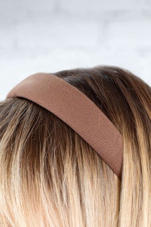 Čelenky Brandy Melville Solid Hnědé | CZ FPNZG-4593