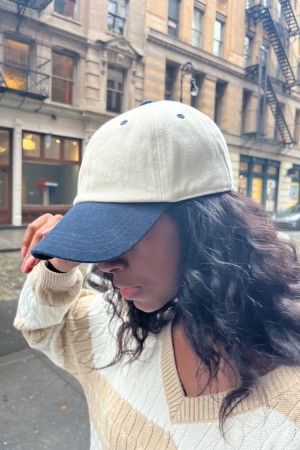 Čepice Brandy Melville Katherine Baseball Bílé Blankyt | CZ ZHNDG-9628