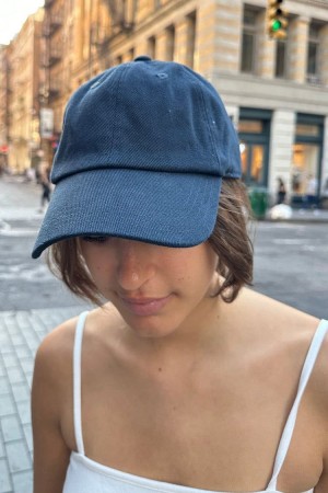 Čepice Brandy Melville Katherine Baseball Tmavě Blankyt | CZ WOKRC-9568