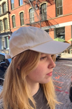 Čepice Brandy Melville Katherine Baseball Béžový | CZ ZSJPF-4965